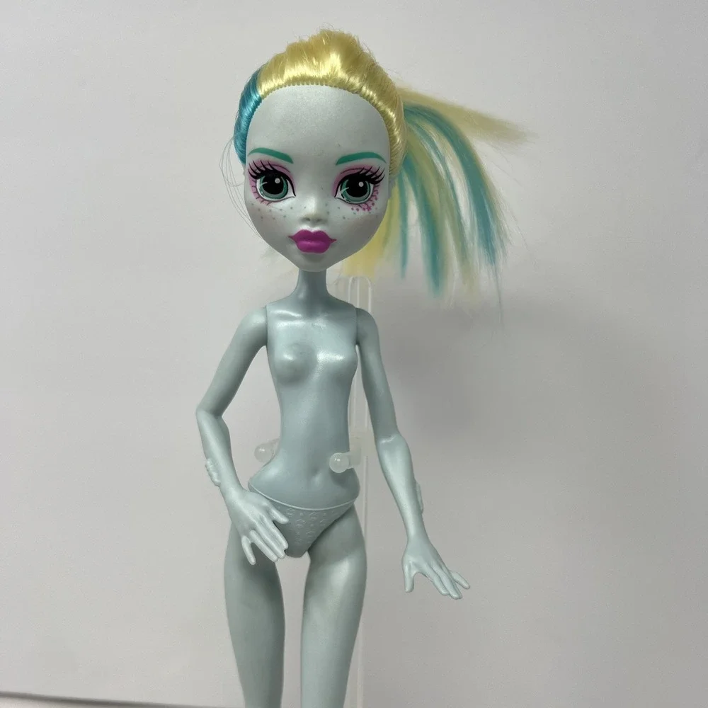 Monster High Lagoona Blue Doll FJJ17‎ Nude With Blonde and Blue Hair